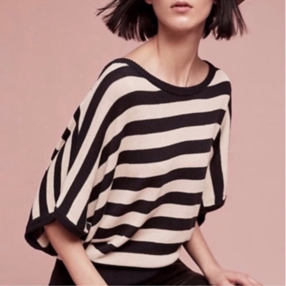 NWT Anthropologie Moth Stripe Sweater